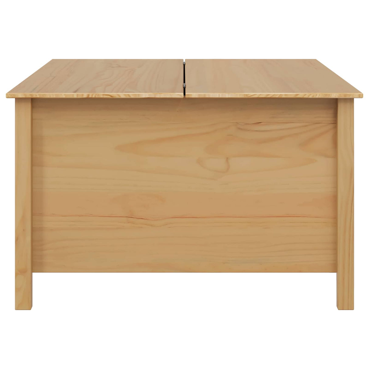 vidaXL Salontafel Honing bruin 79,5 x 79,5 x 49 cm Massief vurenhout