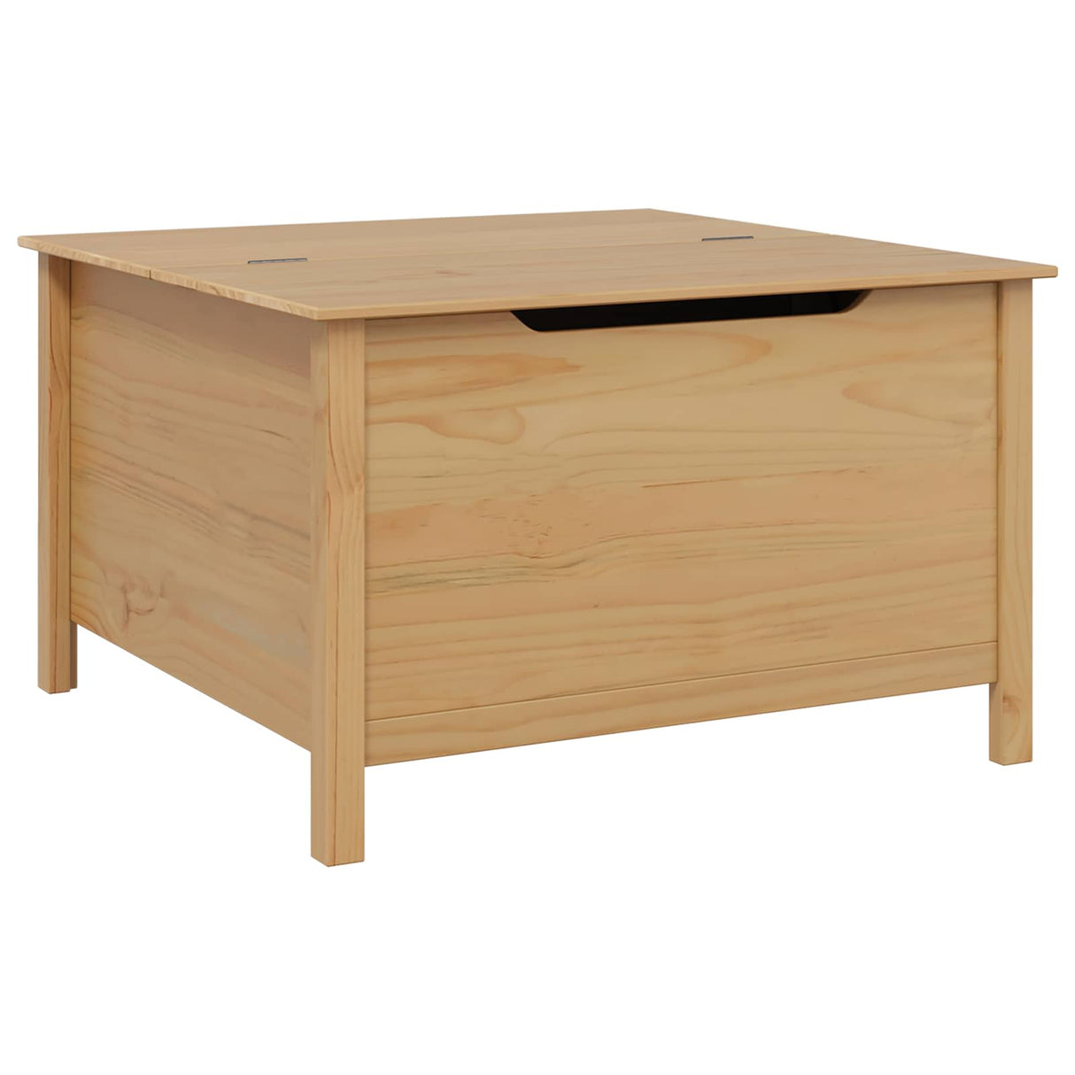 vidaXL Salontafel Honing bruin 79,5 x 79,5 x 49 cm Massief vurenhout