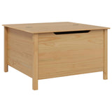vidaXL Salontafel Honing bruin 79,5 x 79,5 x 49 cm Massief vurenhout