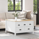 vidaXL Salontafel Honing bruin 79,5 x 79,5 x 49 cm Massief vurenhout
