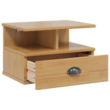 vidaXL Nachtkastje Honing bruin 40 x 31 x 27 cm Massief vurenhout