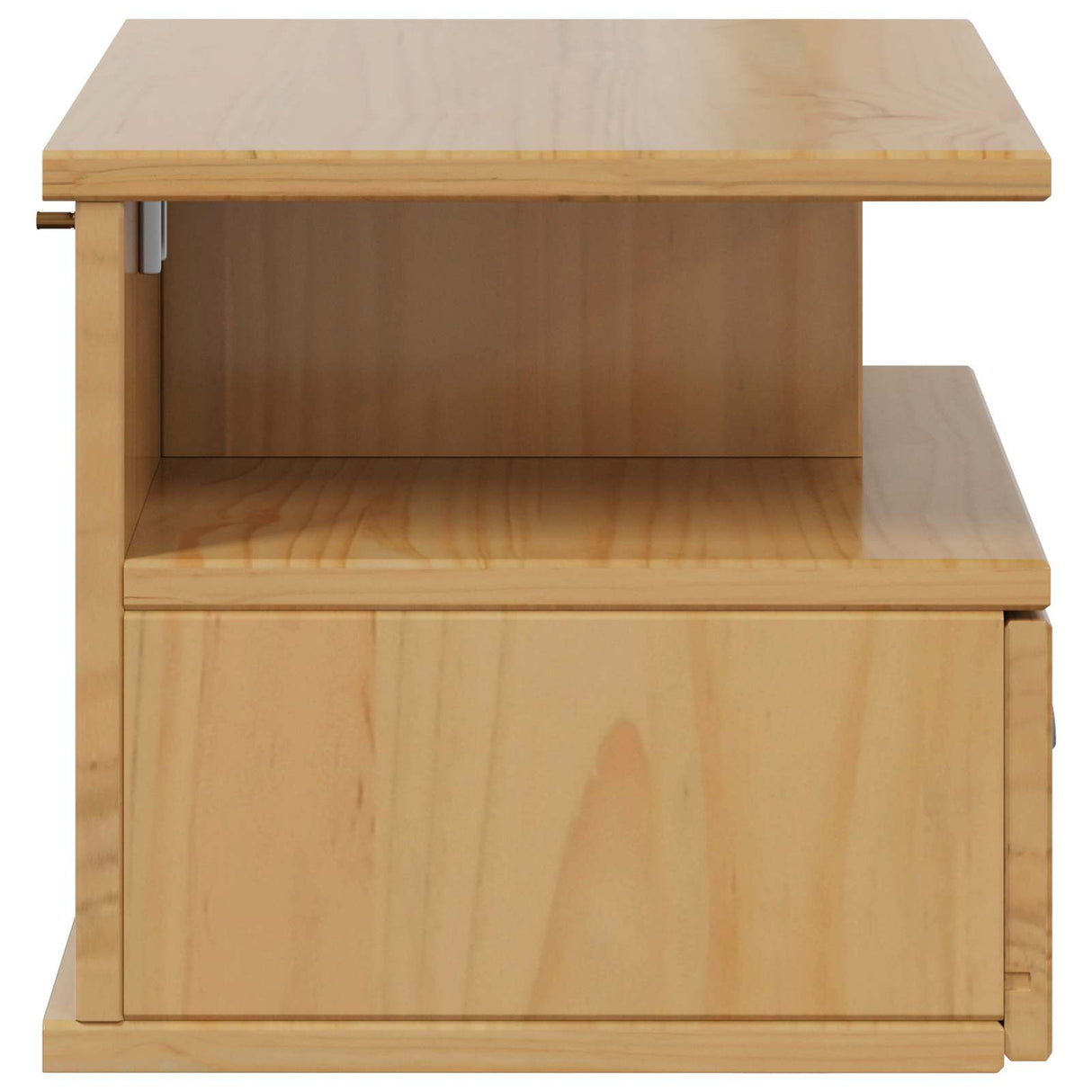 vidaXL Nachtkastje Honing bruin 40 x 31 x 27 cm Massief vurenhout