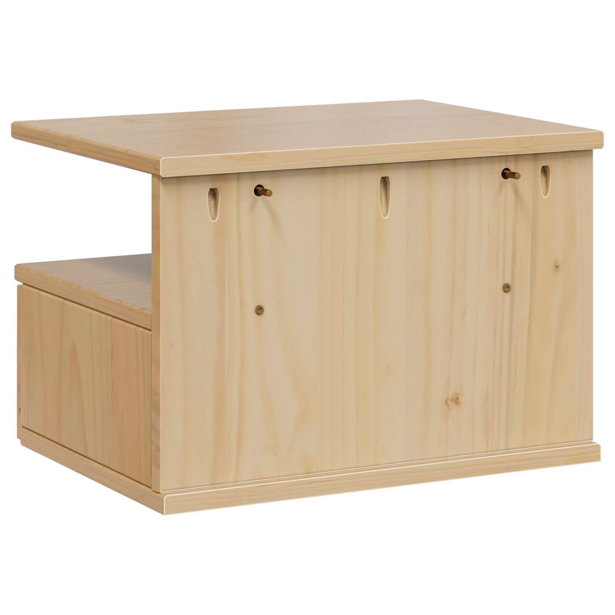 vidaXL Nachtkastje Honing bruin 40 x 31 x 27 cm Massief vurenhout