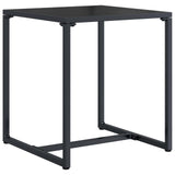 vidaXL Tuinbank Set 3 pcs Zwart en Anthraciet Staal