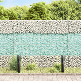 vidaXL Gabion Stones 25 kg Green 60-120 mm Glass