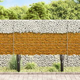 vidaXL Gabion Stones 25 kg Green 60-120 mm Glass