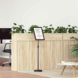 vidaXL Beursdisplays Zwart 30 x 25 x 128 cm Aluminium
