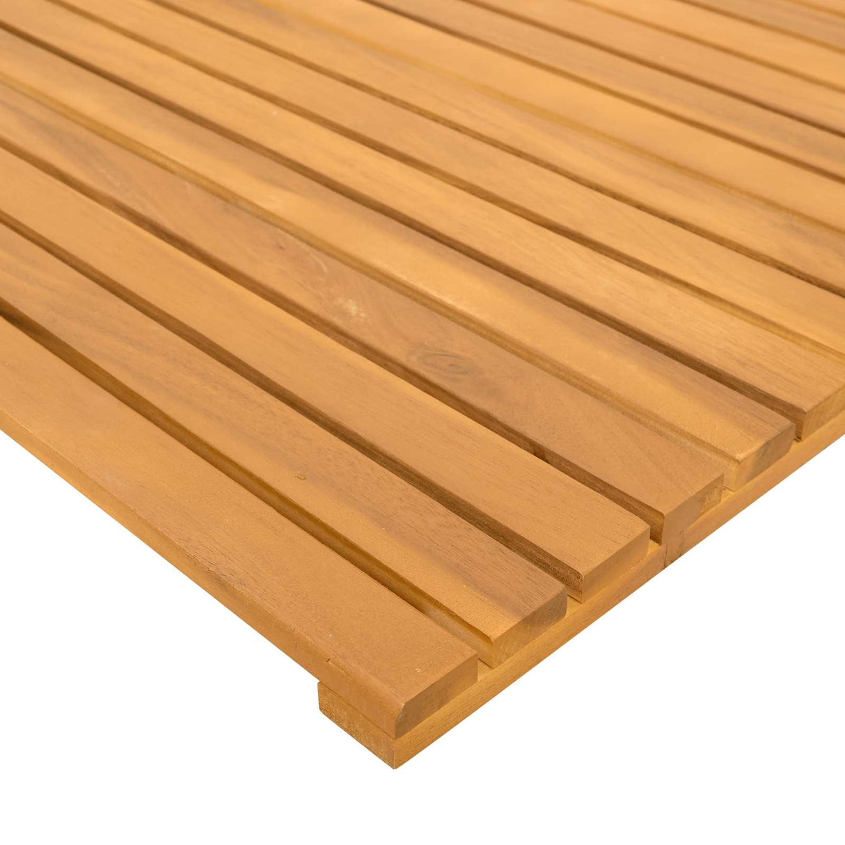 vidaXL Bath Mat Solid Brown 60 x 40 cm Wood