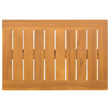 vidaXL Badmat Effen Bruin 60 x 40 cm Hout