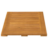 vidaXL Badmat Effen Bruin 60 x 40 cm Hout