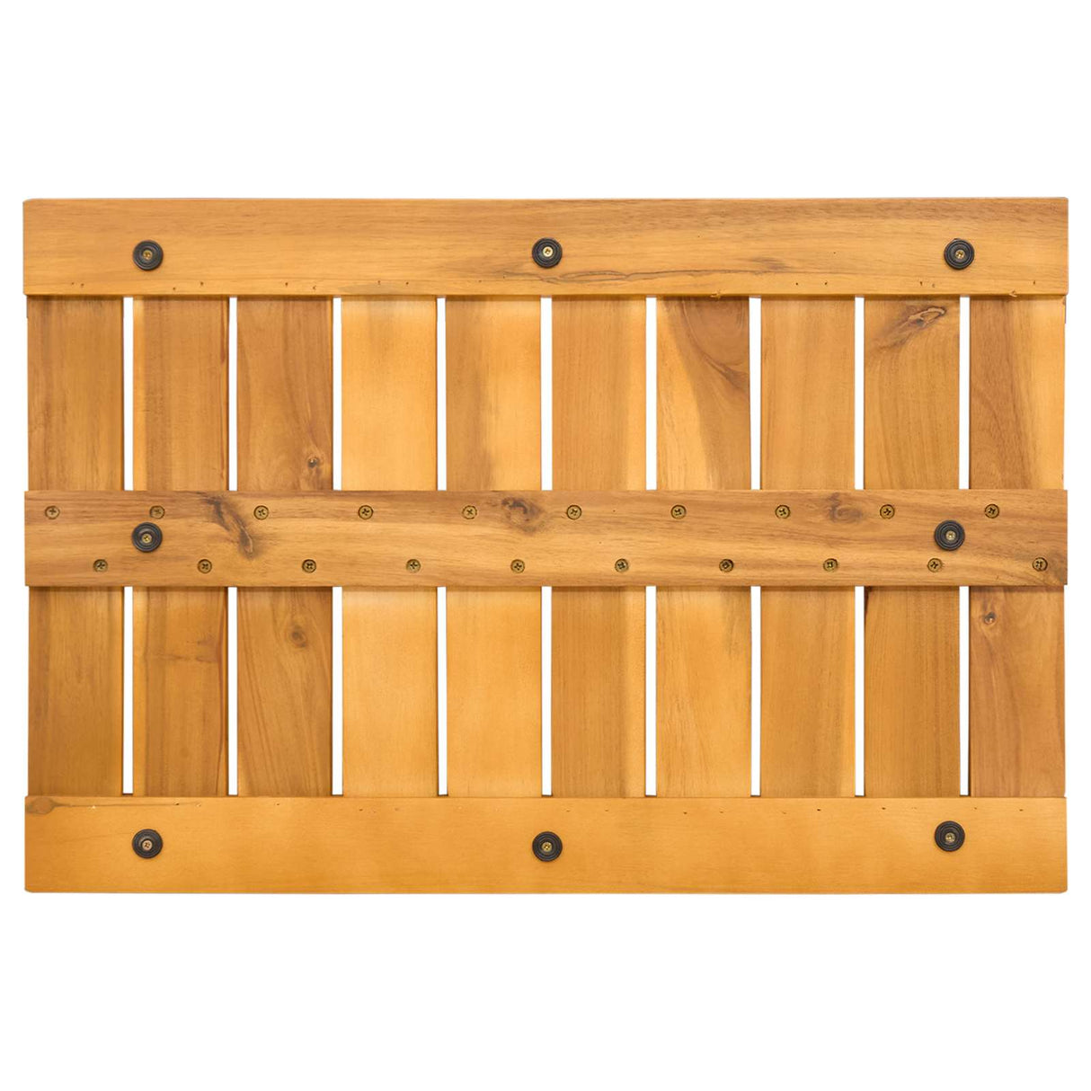 vidaXL Badmat Effen Bruin 60 x 40 cm Hout