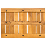vidaXL Badmat Effen Bruin 60 x 40 cm Hout