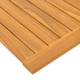 vidaXL Badmat Effen Bruin 60 x 40 cm Hout