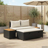 vidaXL Buiten bank set 4 -Seater 4 pcs 55 x 30 x 39 cm