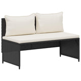 vidaXL Buiten bank set 4 -Seater 4 pcs 55 x 30 x 39 cm