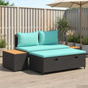 vidaXL Buiten bank set 4 -Seater 4 pcs 55 x 30 x 39 cm