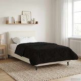 vidaXL Volledig Jaar Dekbed Gekwilt Antraciet 135 x 200 cm