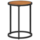 vidaXL Koffietafel Set 2 pcs Naturel en Zwart 55 x 55 x 45 cm