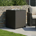 vidaXL Kussenbox 55 x 55 x 69 cm staal