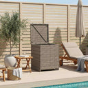 vidaXL Kussenbox 55 x 55 x 69 cm staal