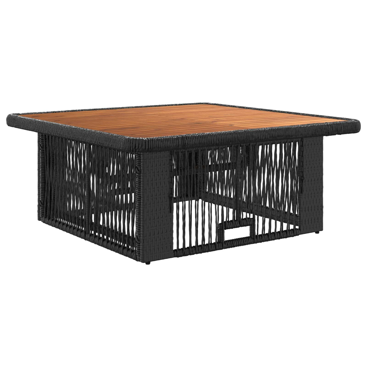 vidaXL Tuin Eettafel Set met kussen 3 pcs Beige en Crème poly rattan