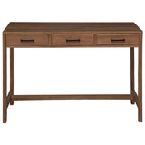 vidaXL Bureau met lades Naturel Massief Teakhout 80 x 50 x 75 cm