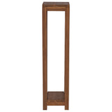 vidaXL Plantenstand 3 st Naturel 25 x 25 x 80 cm Massief Teakhout