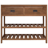 vidaXL Badkamerkast Naturel 60 x 45 x 75 cm Massief Teakhout