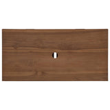 vidaXL Badkamerkast Naturel 60 x 45 x 75 cm Massief Teakhout