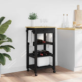 vidaXL Keukentrolley MONZA 48x40x88,5 cm massief grenenhout