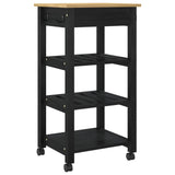 vidaXL Keukentrolley MONZA 48x40x88,5 cm massief grenenhout