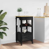 vidaXL Kitchen Trolley MONZA 48x40x88.5 cm Solid Pine Wood