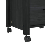 vidaXL Kitchen Trolley MONZA 48x40x88.5 cm Solid Pine Wood