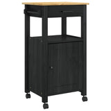 vidaXL Keukentrolley MONZA 48x40x88,5 cm massief grenenhout