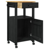 vidaXL Keukentrolley MONZA 48x40x88,5 cm massief grenenhout