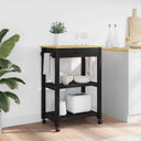 vidaXL Keukentrolley MONZA 60x40x88,5 cm massief grenenhout