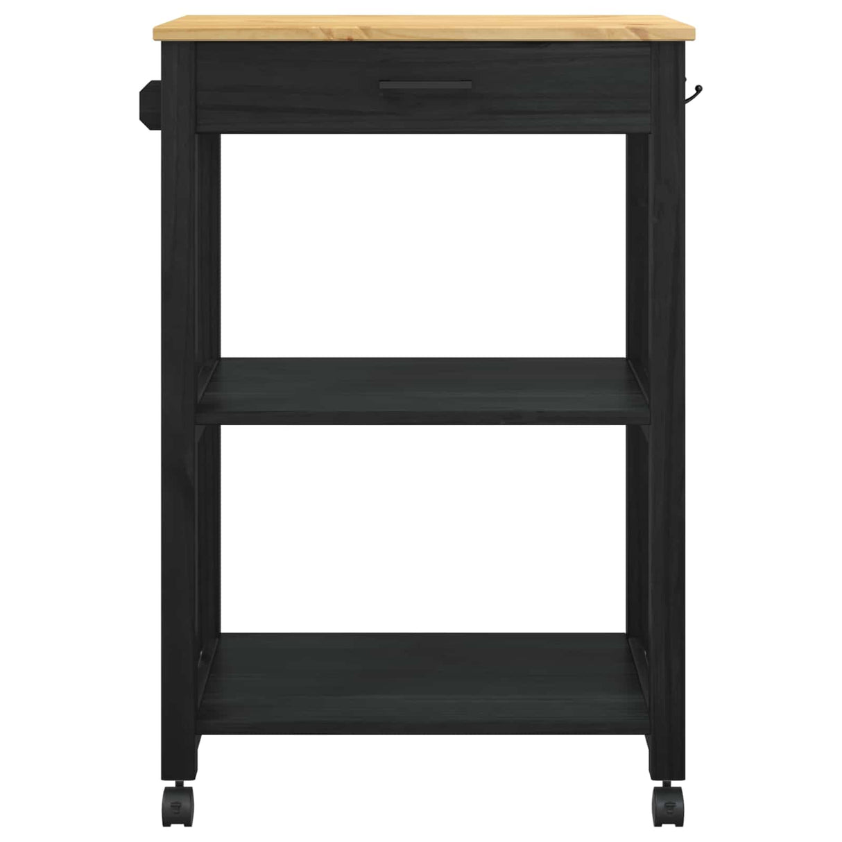 vidaXL Keukentrolley MONZA 60x40x88,5 cm massief grenenhout
