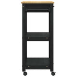 vidaXL Keukentrolley MONZA 60x40x88,5 cm massief grenenhout