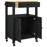 vidaXL Keukentrolley MONZA 60x40x88,5 cm massief grenenhout