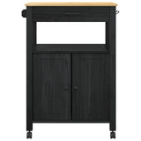 vidaXL Keukentrolley MONZA 60x40x88,5 cm massief grenenhout