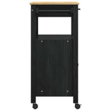 vidaXL Keukentrolley MONZA 60x40x88,5 cm massief grenenhout