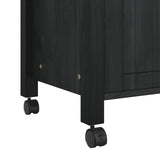 vidaXL Keukentrolley MONZA 84x40x88,5 cm massief grenenhout