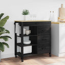 vidaXL Kitchen Trolley MONZA 84x40x88.5 cm Solid Pine Wood