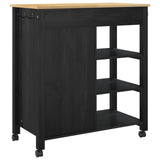 vidaXL Kitchen Trolley MONZA 84x40x88.5 cm Solid Pine Wood