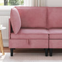 vidaXL Sofa with Storage Light Grey Velvet