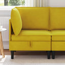 vidaXL Sofa with Storage Light Grey Velvet