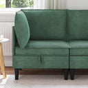 vidaXL Sofa with Storage Light Grey Velvet