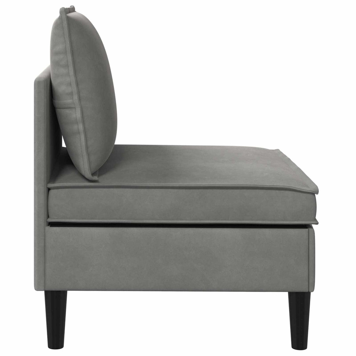 vidaXL Sofa with Storage Light Grey Velvet