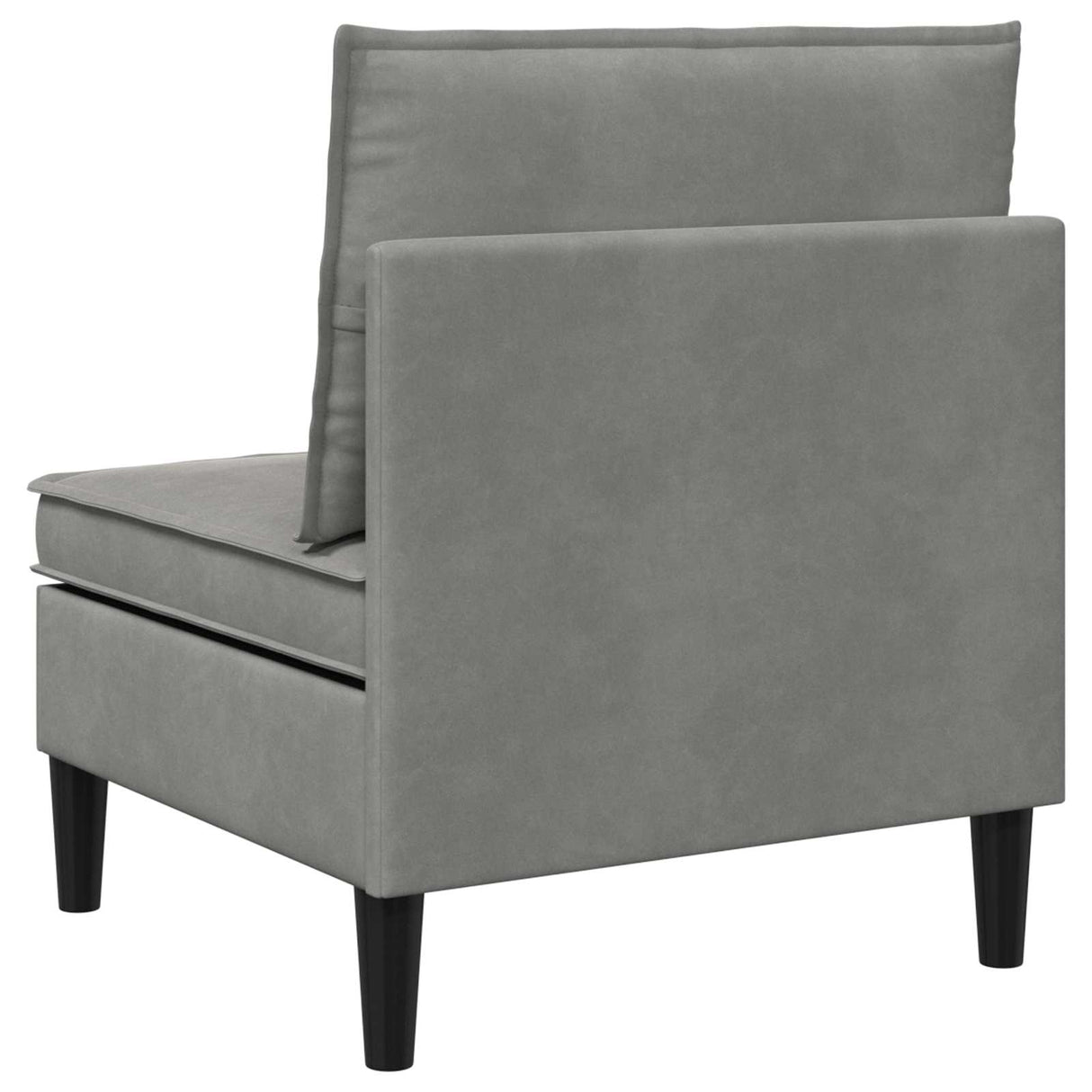 vidaXL Sofa with Storage Light Grey Velvet