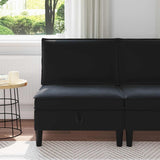 vidaXL Sofa with Storage Light Grey Velvet